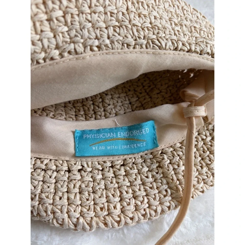 Physician Endorsed Sun‎ hat Panama style wide brim packable beach hat